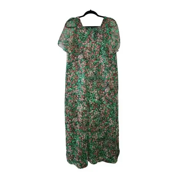 Vintage Liberty House by Tropicana Hawaii Floral Maxi Dress Women’s Size 12 - Picture 3 of 6